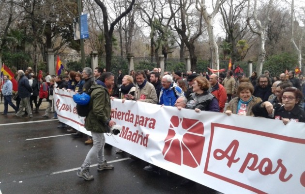 Μεγάλες διαδηλώσεις στη Μαδρίτη κατά της λιτότητας