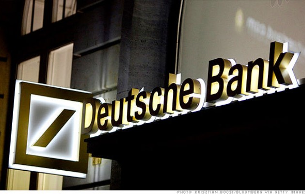Βυθίζεται η Deutsche Bank και θέλει οικονομία χωρίς μετρητά