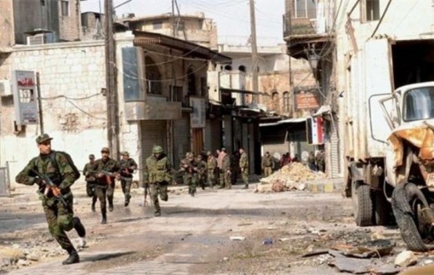 Μεγάλη επίθεση στο ανατολικό Χαλέπι από τον στρατό της Συρίας