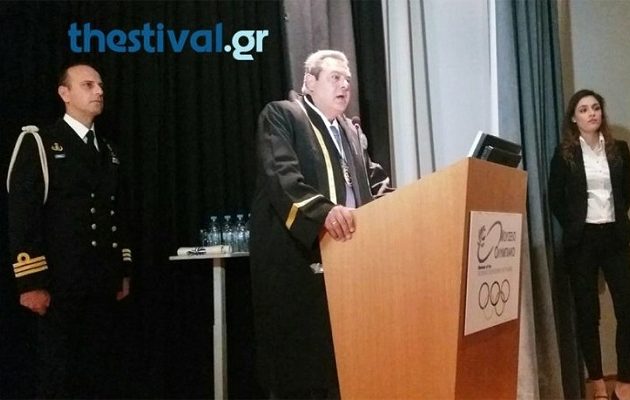 Καμμένος: Δεν θα δεχθώ ποτέ το όνομα «Μακεδονία» σε σύνθετη ονομασία για τα Σκόπια