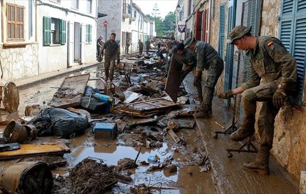 Θρήνος στην Ισπανία – Τουλάχιστον 12 οι νεκροί από τις πλημμύρες στη Μαγιόρκα