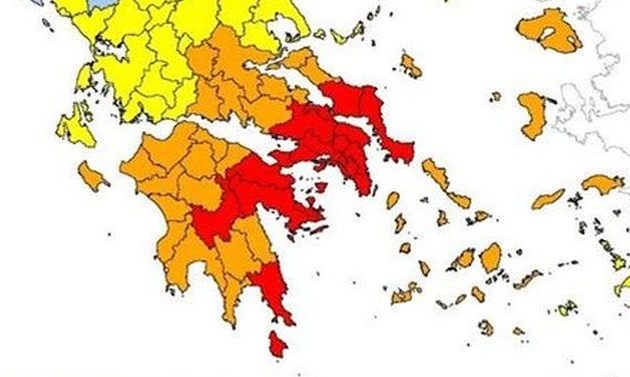 Προσοχή! «Ακραίος» κίνδυνος πυρκαγιάς στην Αττική – Δείτε χάρτη για όλη την Ελλάδα