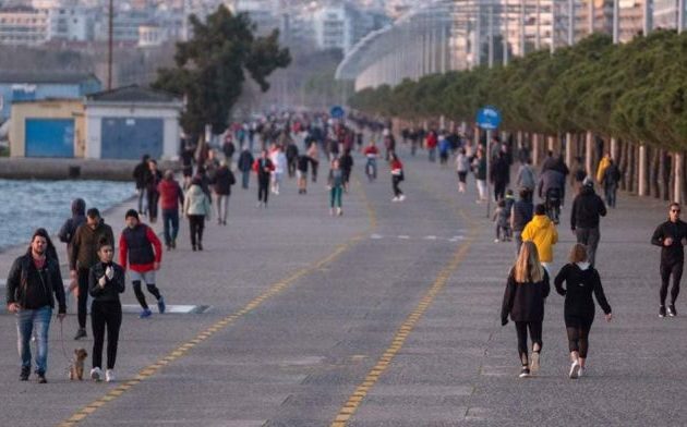 Απαγόρευση κυκλοφορίας στη Νέα Παραλία Θεσσαλονίκης