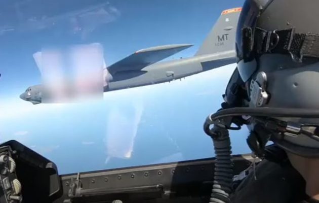 Ελληνικά F-16 συνόδευσαν αμερικανικά B-52 εντός των FIR Αθηνών και Λευκωσίας