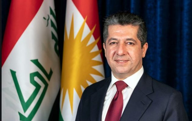 Ο πρωθυπουργός του Κουρδιστάν, Μασρούρ Μπαρζανί, συνεχάρη τον Μητσοτάκη για την επανεκλογή του