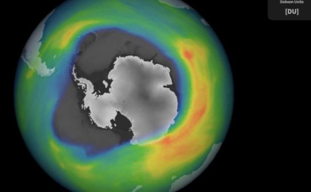 Η τρύπα του όζοντος πάνω από τον Νότιο Πόλο φέτος κατά 75% μεγαλύτερη