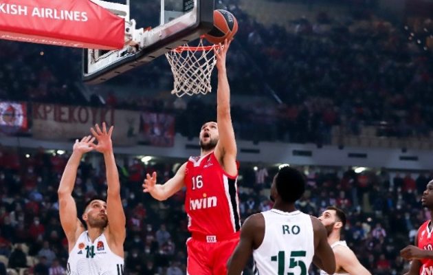 Euroleague: 100αρης Ολυμπιακός ισοπέδωσε τον Παναθηναϊκό