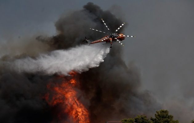 Πυρκαγιά στον Έβρο: Μαίνεται για τρίτη ημέρα – Κατευθύνεται προς το χωριό της Δαδιάς – Πέντε πύρινα μέτωπα