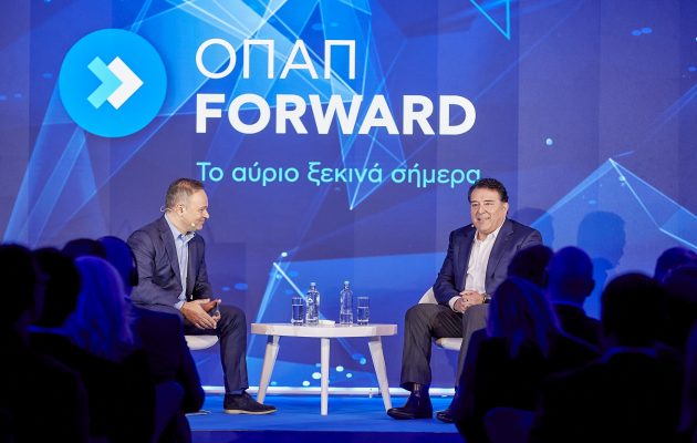 Οι προκλήσεις και οι ευκαιρίες στην ελληνική και παγκόσμια επιχειρηματική σκηνή: Fireside chat Μάρκου Βερέμη και Κώστα Μάλλιου σε εκδήλωση του ΟΠΑΠ Forward (βίντεο)