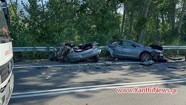 Ξάνθη: Τρομακτικό τροχαίο με 4 νεκρούς και 3 τραυματίες